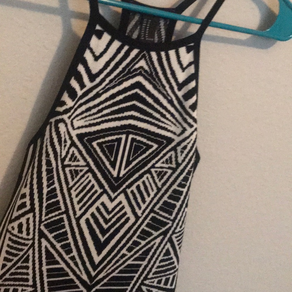 Black and white dress